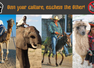 White male says minorities should only ride beasts of burden